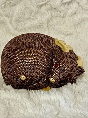 Vtg Judith Leiber Deer Fawn Clutch Bag